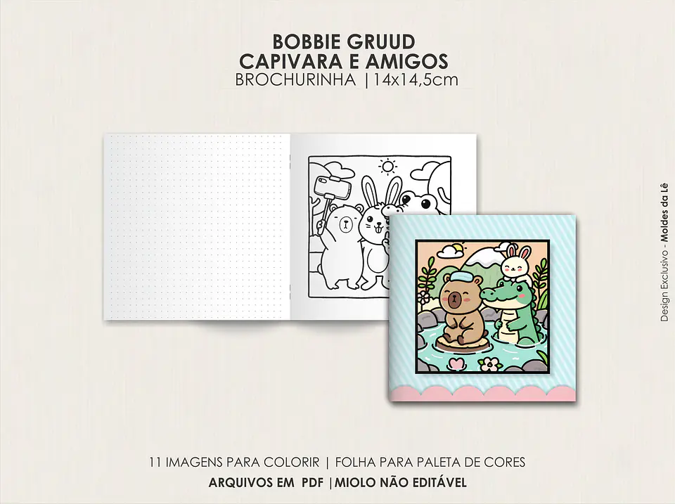 Arquivo Digital Livro de Colorir Cozy Farm 1
