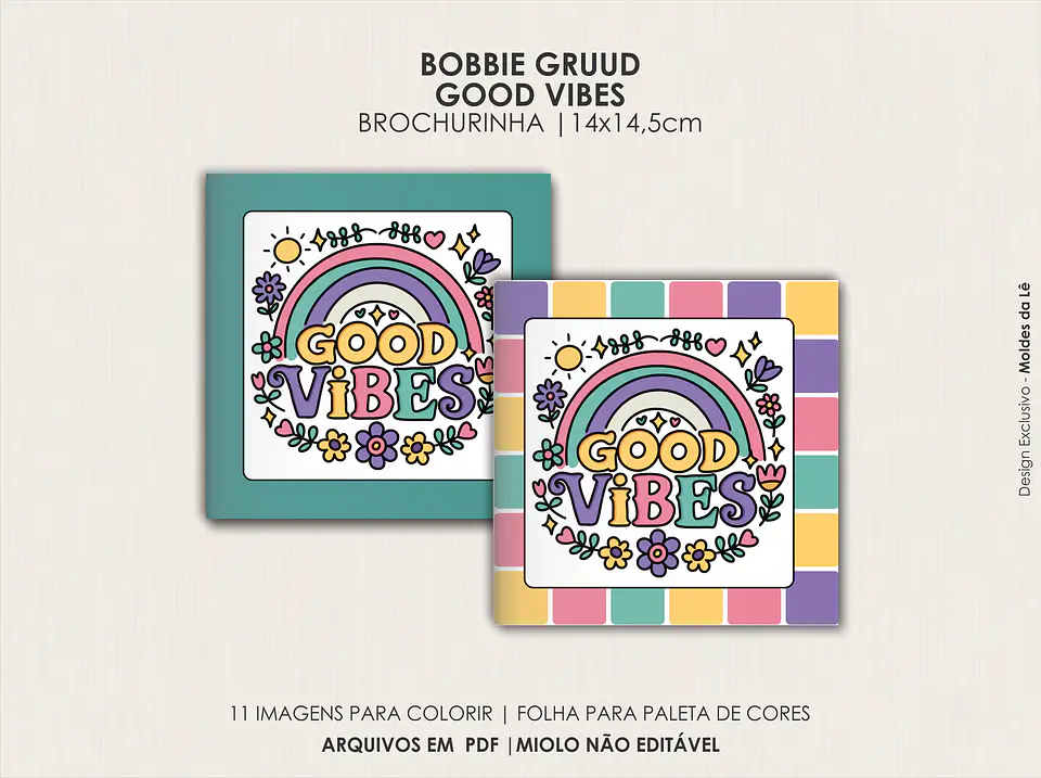 Arquivo Digital Livro de Colorir Borbie Gruud Good 1