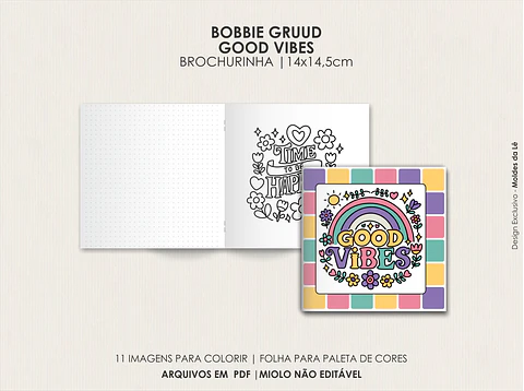 Arquivo Digital Livro de Colorir Borbie Gruud Good