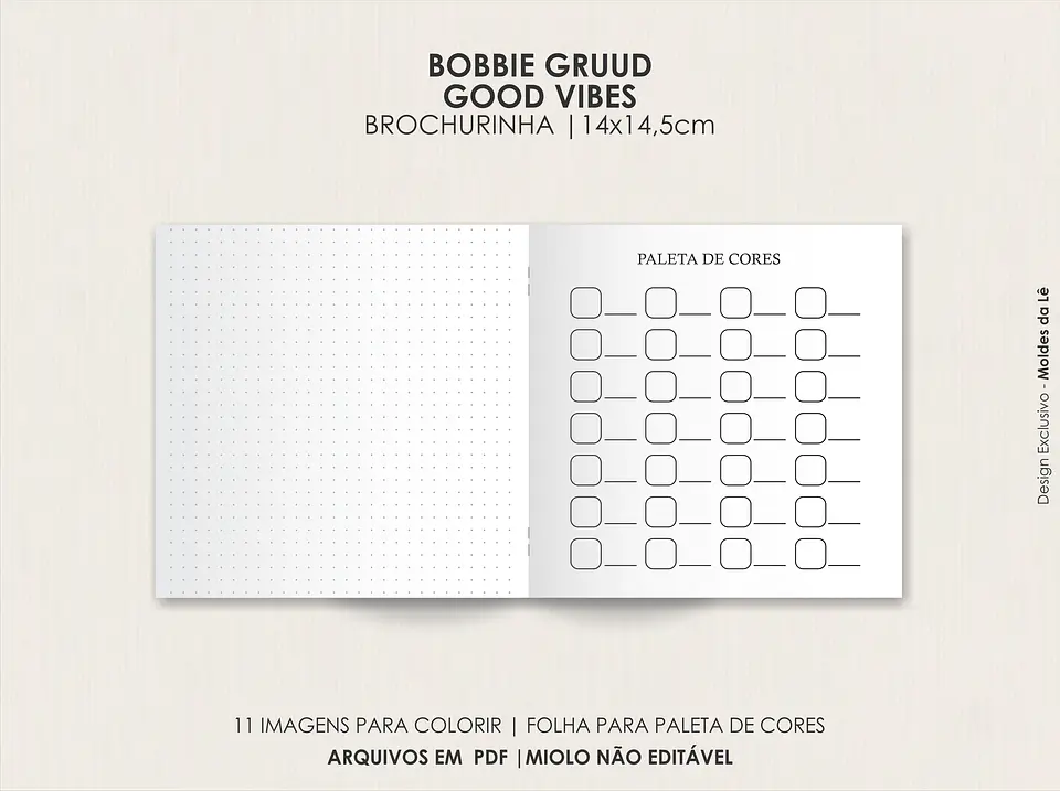 Arquivo Digital Livro de Colorir Borbie Gruud Good 3
