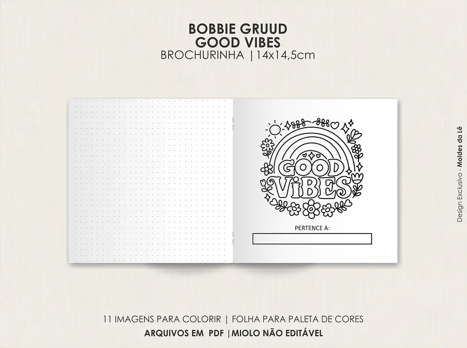 Arquivo Digital Livro de Colorir Borbie Gruud Good 4