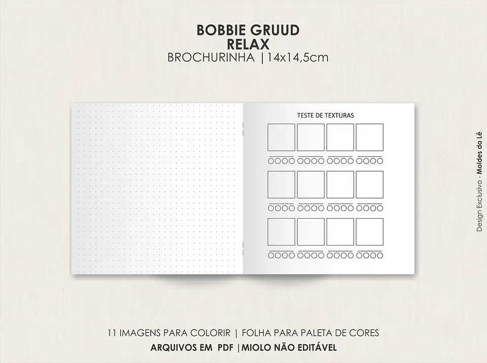 Arquivo Digital Livro de Colorir Borbie Gruud Relax 4