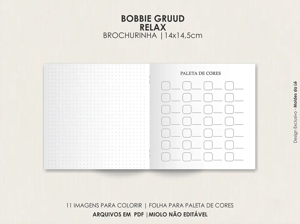 Arquivo Digital Livro de Colorir Borbie Gruud Relax 5