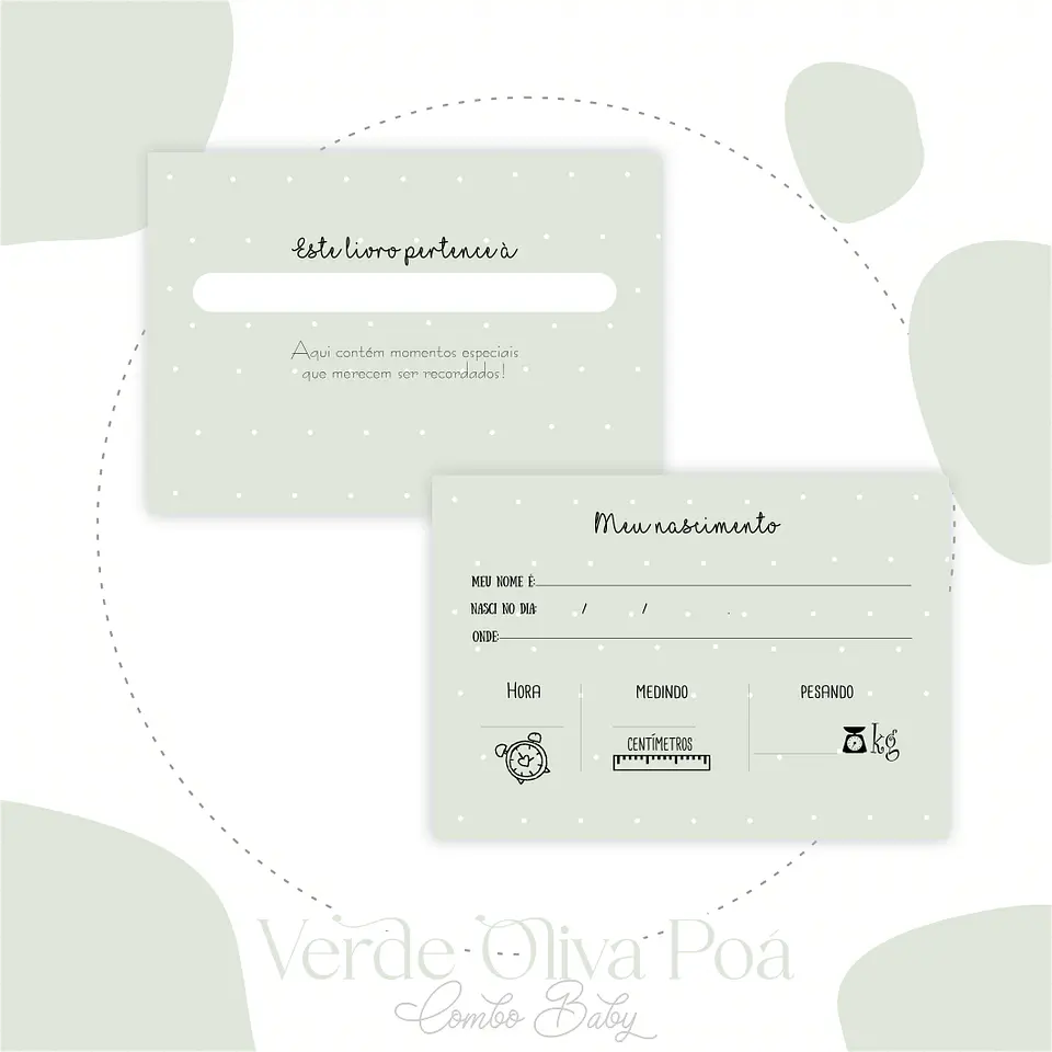 Kit Maternidade Verde Oliva 5