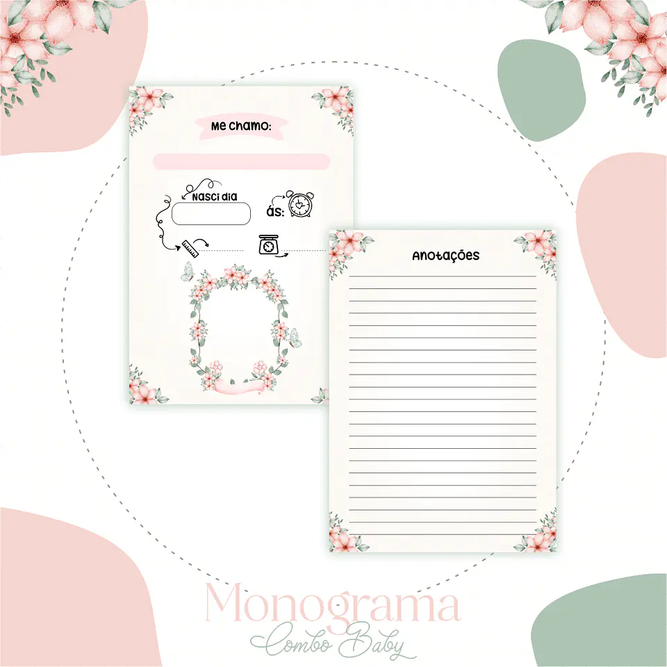 Kit Maternidade Monograma 6