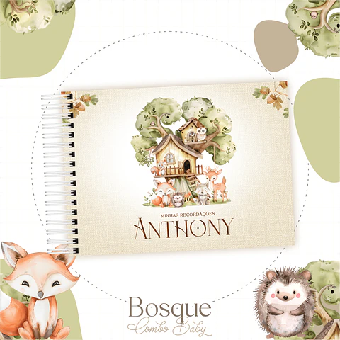 Kit Maternidade Bosque Menino