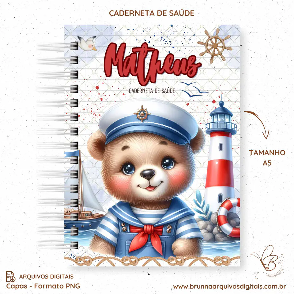 Arquivo Digital Pack Baby Ursinho Marinheiro 1