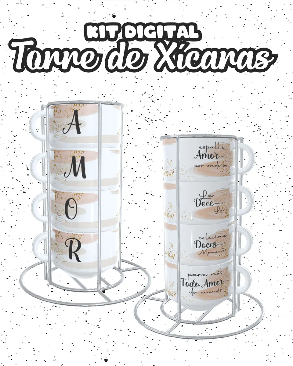 Arquivo Digital Torre de Xícaras Dia dos Namorados 4