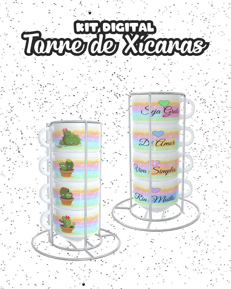 Arquivo Digital Torre de Xícaras Dia dos Namorados 5