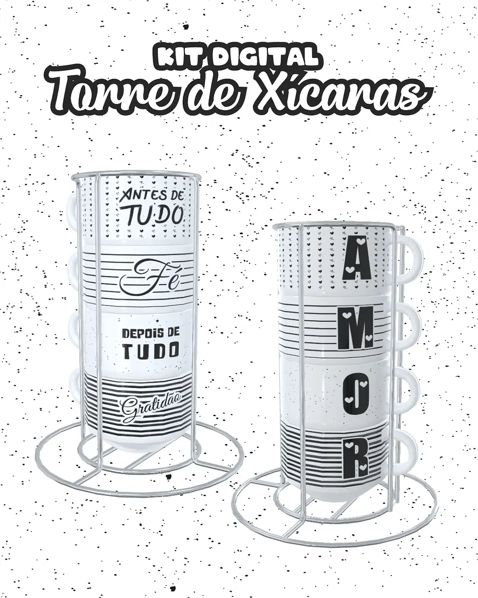 Arquivo Digital Torre de Xícaras Dia dos Namorados 6