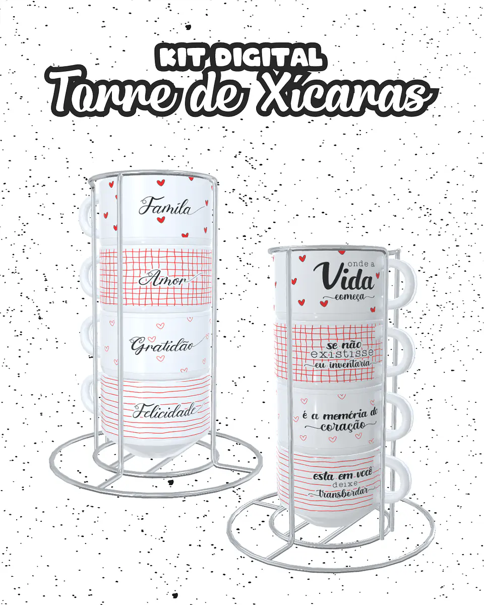 Arquivo Digital Torre de Xícaras Dia dos Namorados 7