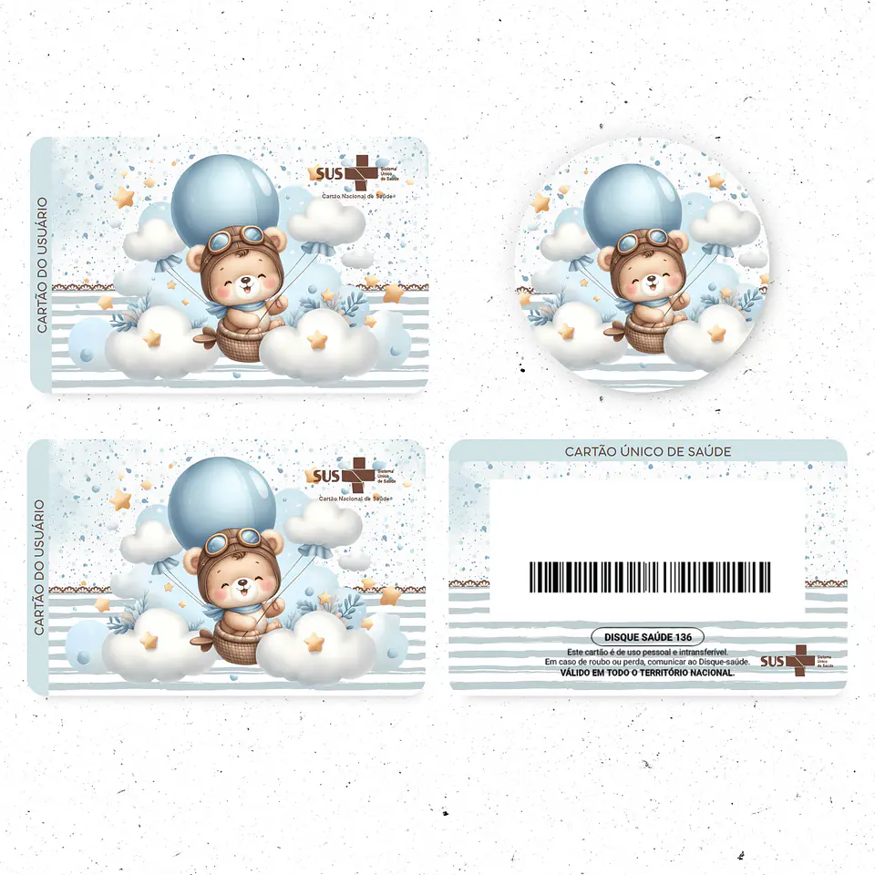 Arquivo Encadernação Baby Ursinho Aviador 2