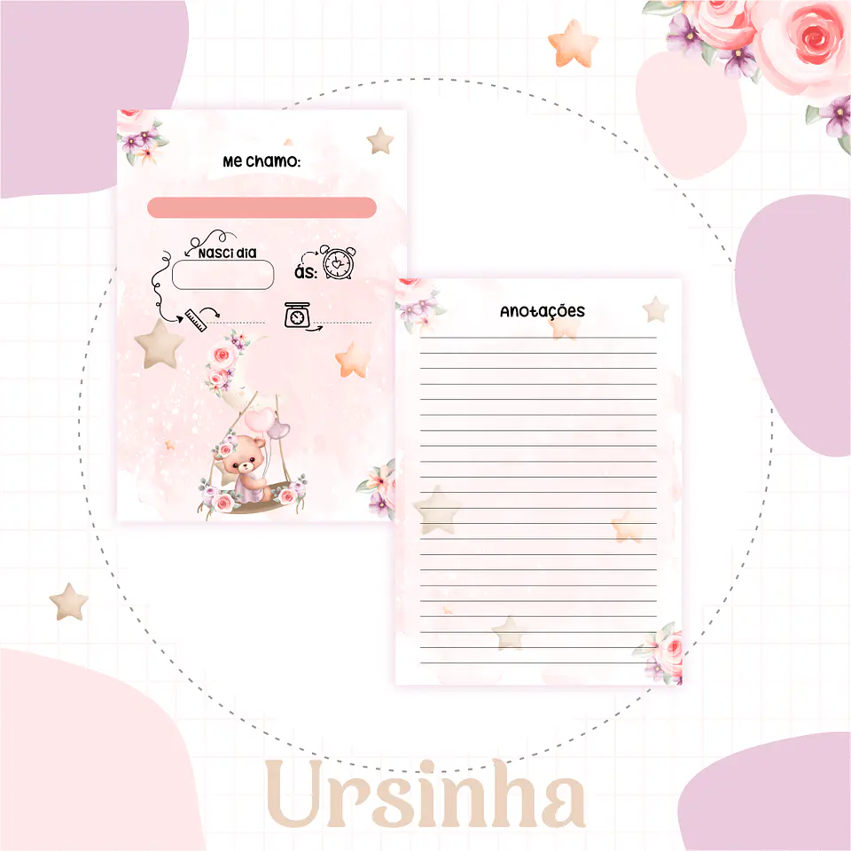 Arquivo Digital Pack Baby Ursinha 2