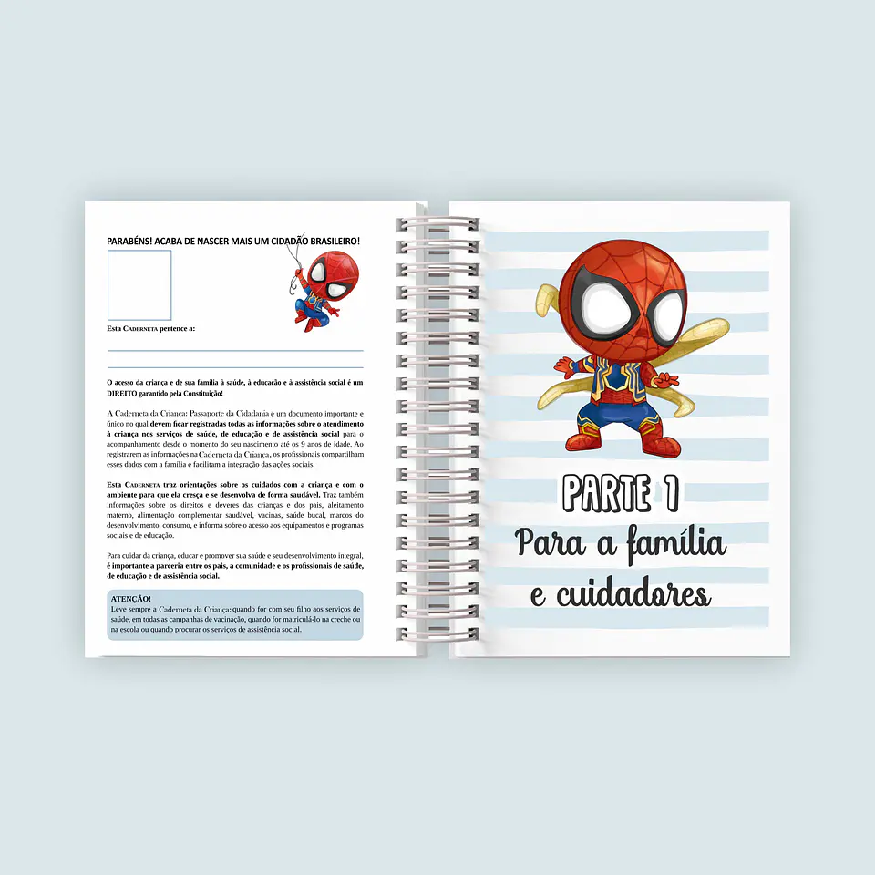 Arquivo Digital Caderneta de Vacinas Aranha Baby 3