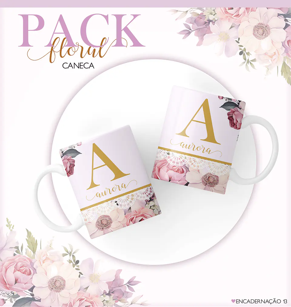Arquivo Digital Pack Floral 3 3