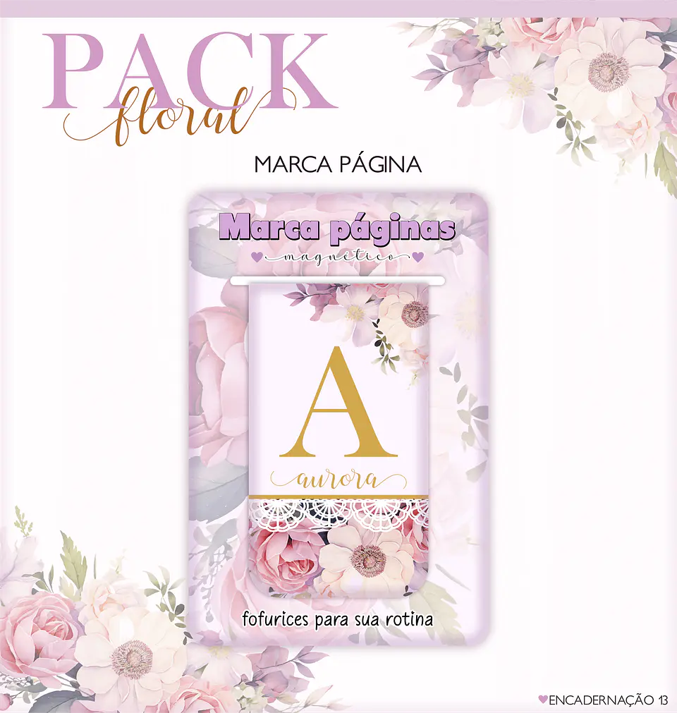 Arquivo Digital Pack Floral 3 4
