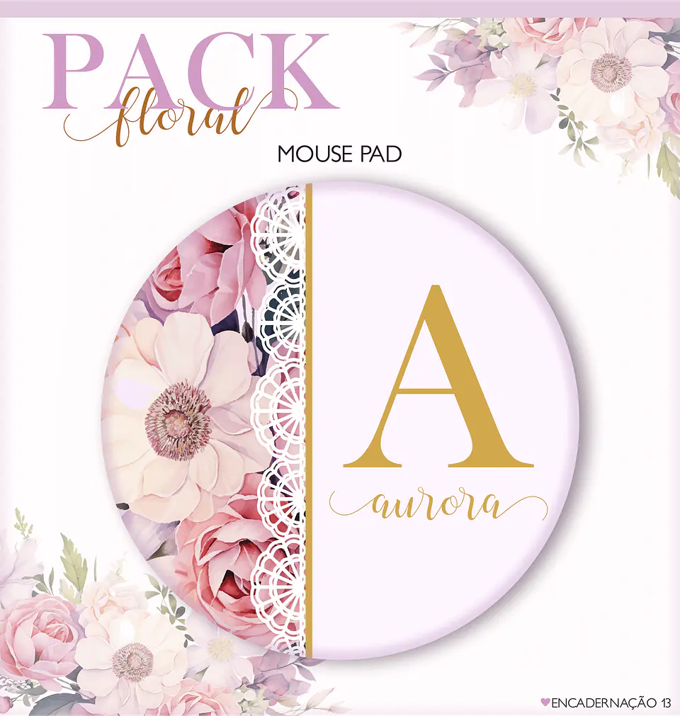 Arquivo Digital Pack Floral 3 6