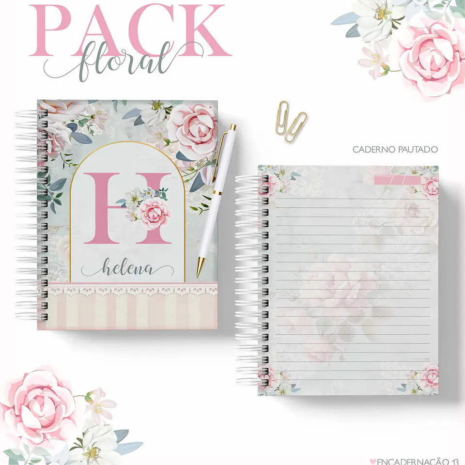 Arquivo Digital Pack Floral 1