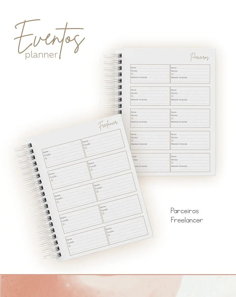 Planner Eventos – Datado 2026 e Permanente – Arquivo Digital 4