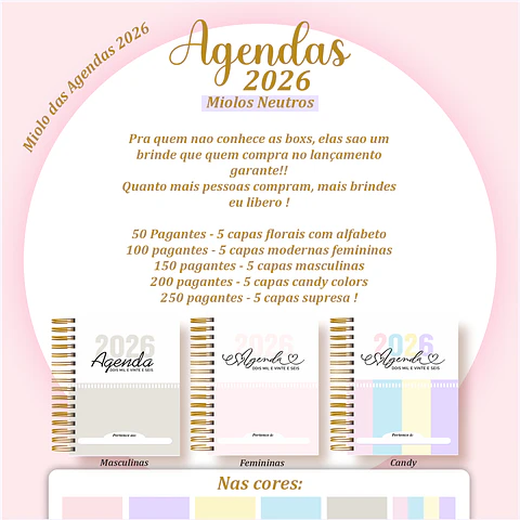 Arquivo Digital Pack Miolos Agendas 2026