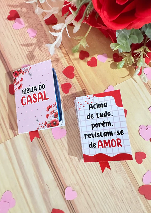 Arquivo de Corte Mini Bíblia Porta Bis Dia dos Namorados