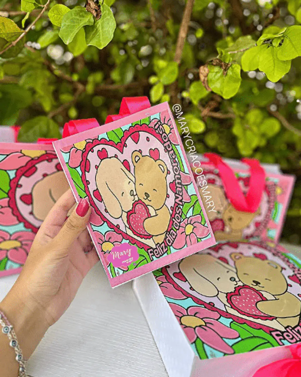 Arquivo de Corte Dia dos Namorados Bobbie Goods Caixa Presente + Sacolas P M G 6