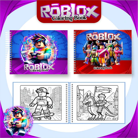 Arquivo Digital livro de Colorir Roblox