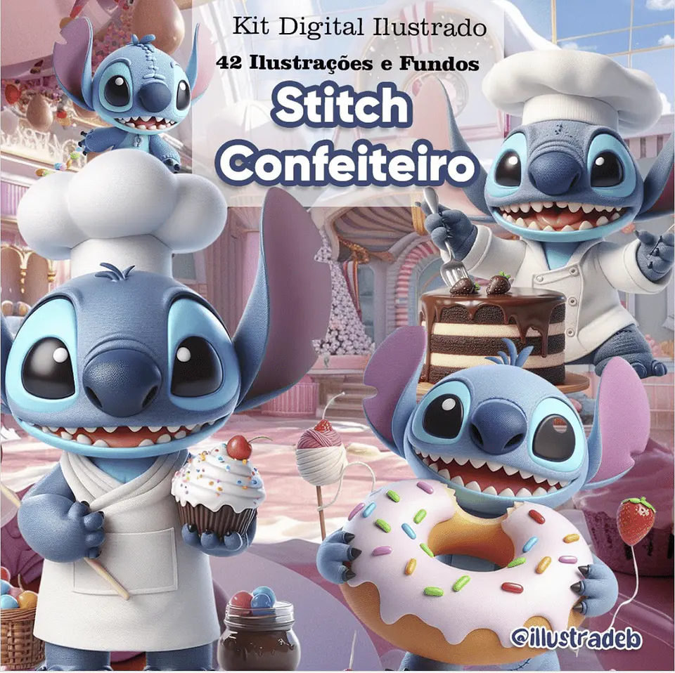 Kit Digital Stitch Confeiteiro 1