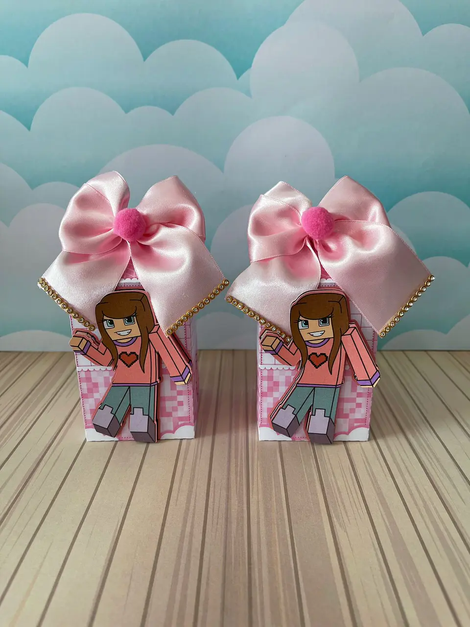 Arquivo de Corte Kit Festa Pronta Minecraft Menina 7