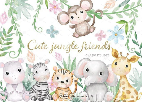 Safari Cute  Kit Digital