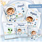 Kit Digital Encadernação Astronauta: Caderneta e Livro do bebê, Cartão SUS - Thumbnail 2