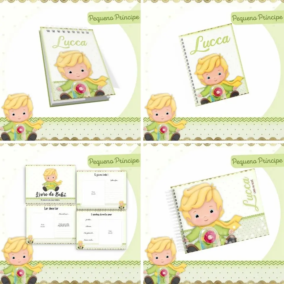 Arquivo Digital Pequeno Príncipe Caderneta Livro do Bebe 3