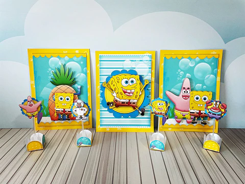 Arquivo de Corte Kit Bob Esponja