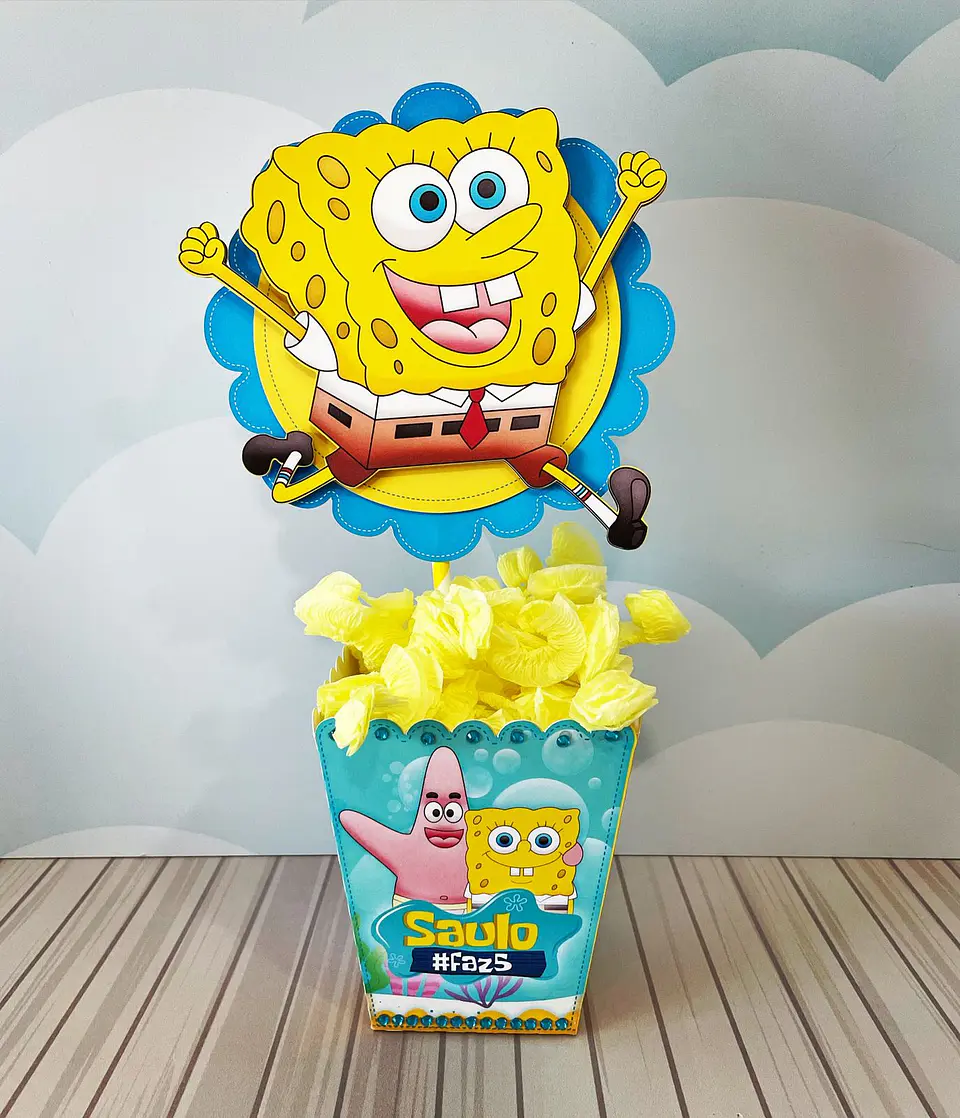 Arquivo de Corte Kit Bob Esponja 4