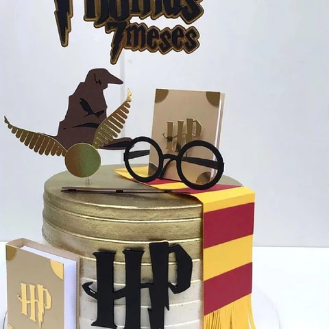 Arquivo de Corte Topo de Bolo Harry Potter
