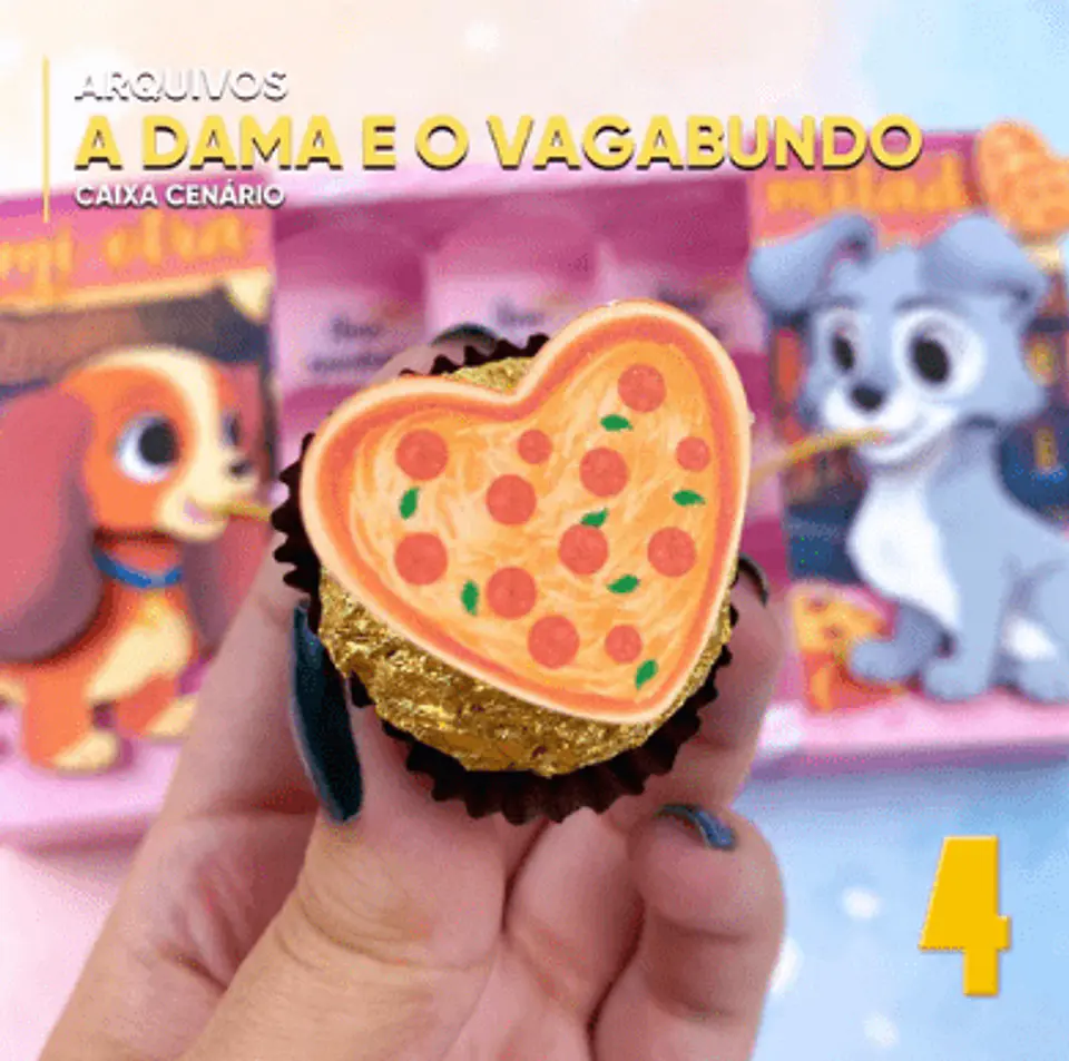Arquivo de Corte Dia dos Namorados Caixa Cenario A Dama e o Vagabundo 6