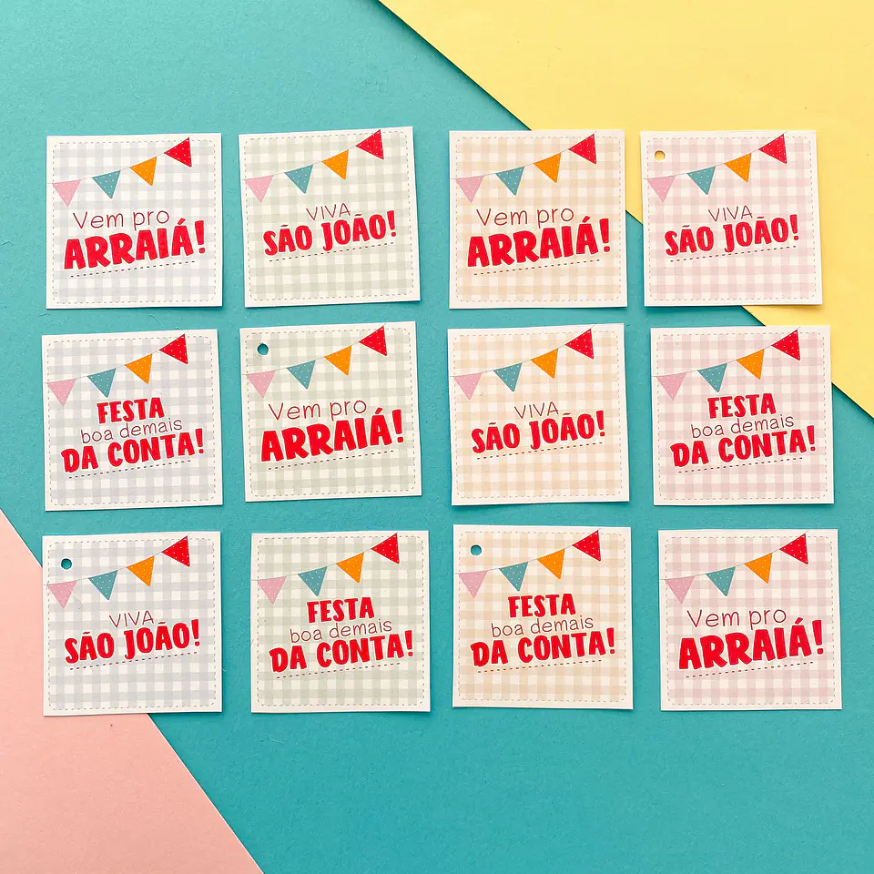 Arquivo de Corte Tags Festa Junina 1