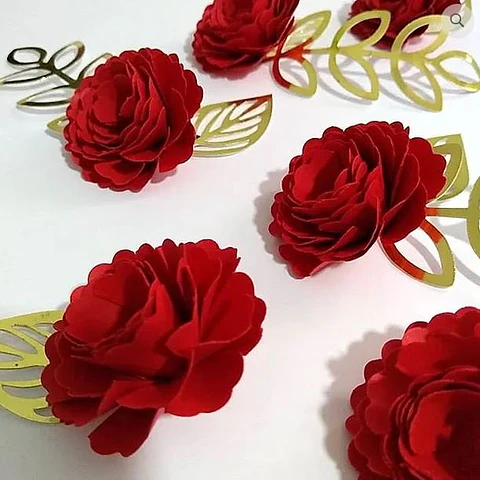 Arquivo de Corte Flor Vermelha
