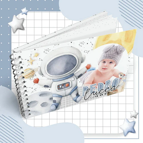 Arquivo Digital Combo Maternidade Astronauta Aquarela