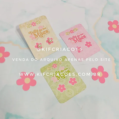 Arquivo de Corte Card Brinco Dia das Mães