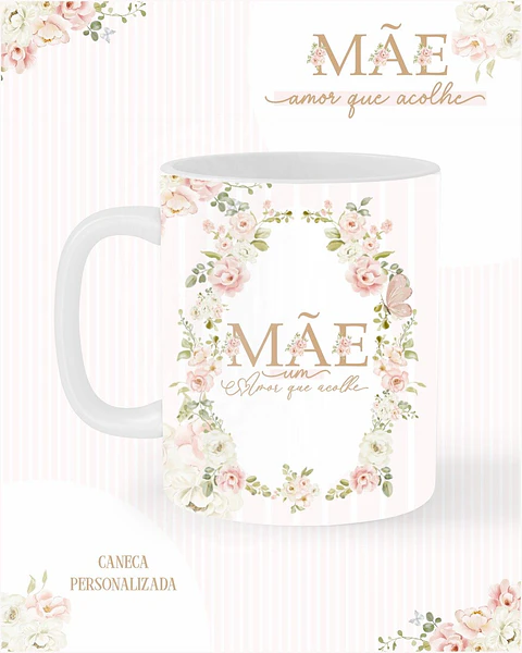 Arquivo Digital Dia das Mães Caneca Personalizada