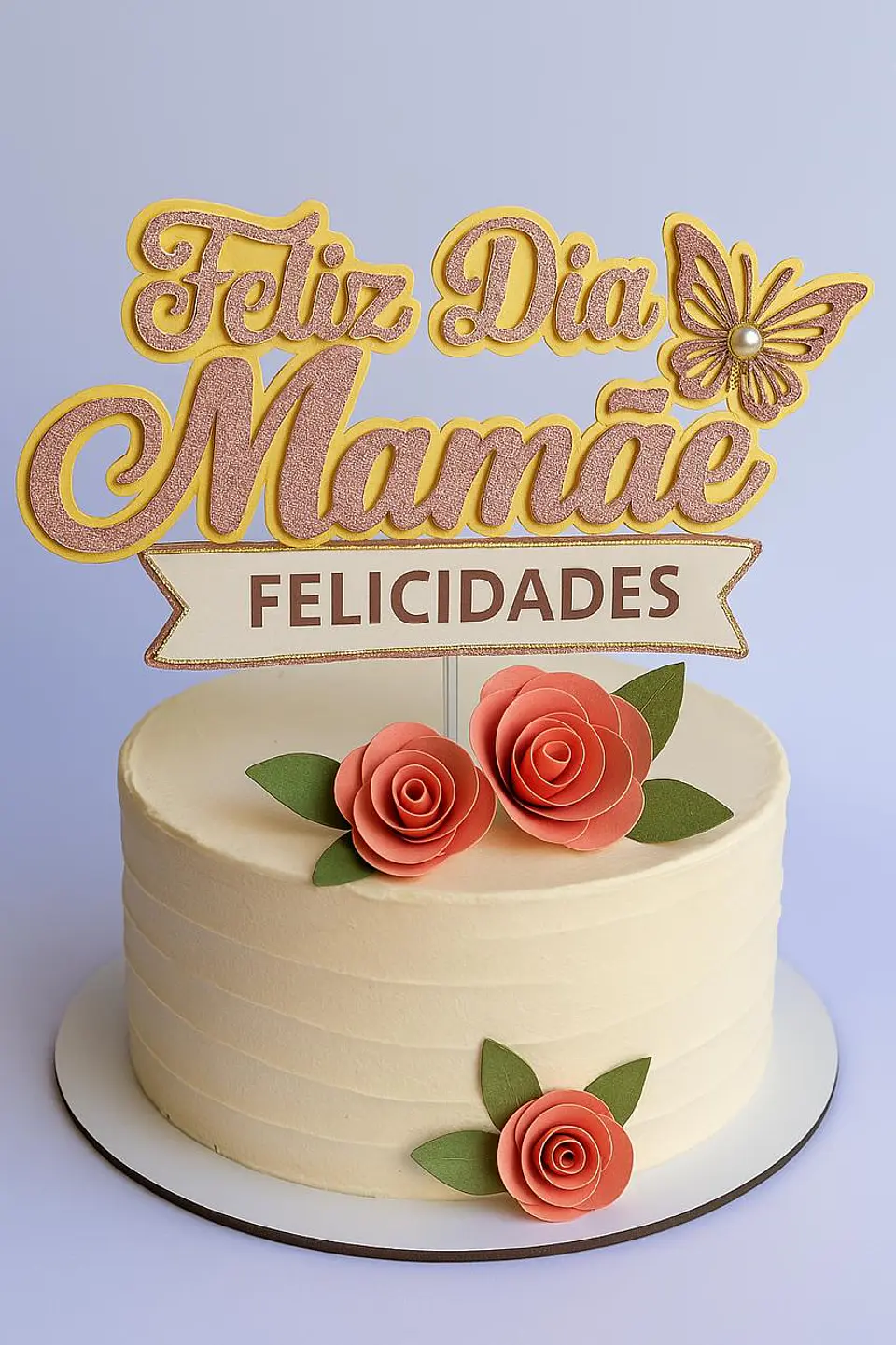 Arquivo de Corte Combo Topos de Bolo Dia das Mães 3