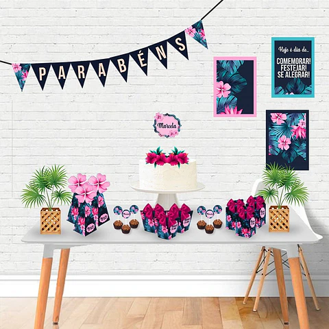 Arquivo de Corte Kit Floral