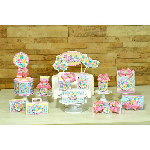 Arquivo de Corte Kit Floral