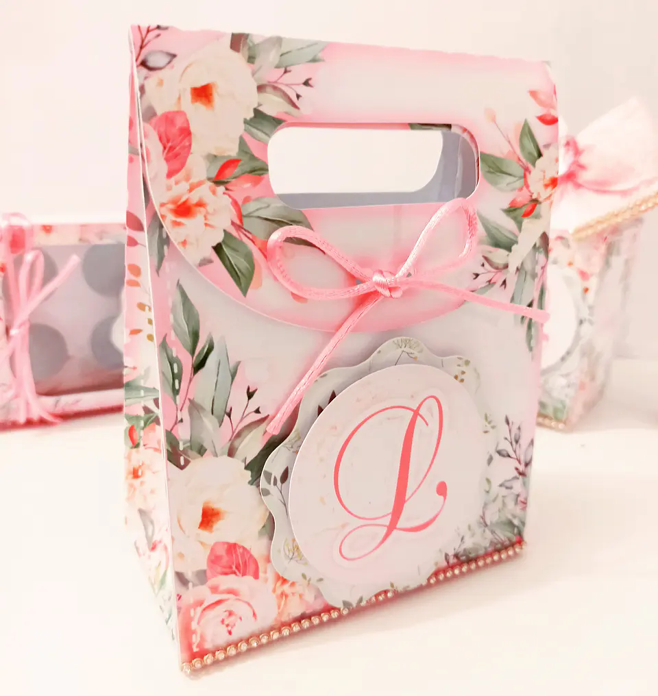Arquivo de Corte Kit Caixas  Floral 3
