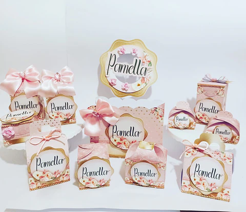 Arquivo de Corte Floral Rose Gold