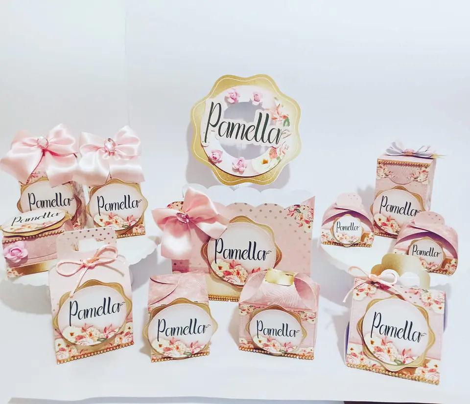 Arquivo de Corte Floral Rose Gold 1