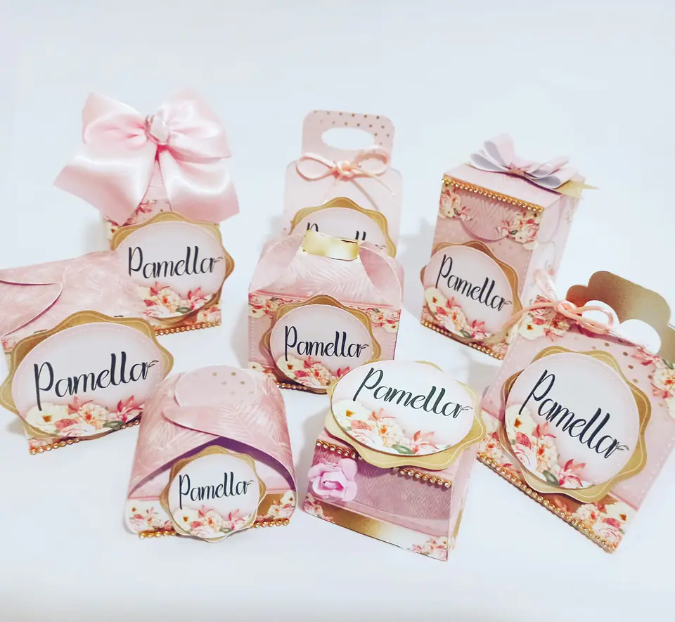 Arquivo de Corte Floral Rose Gold 2