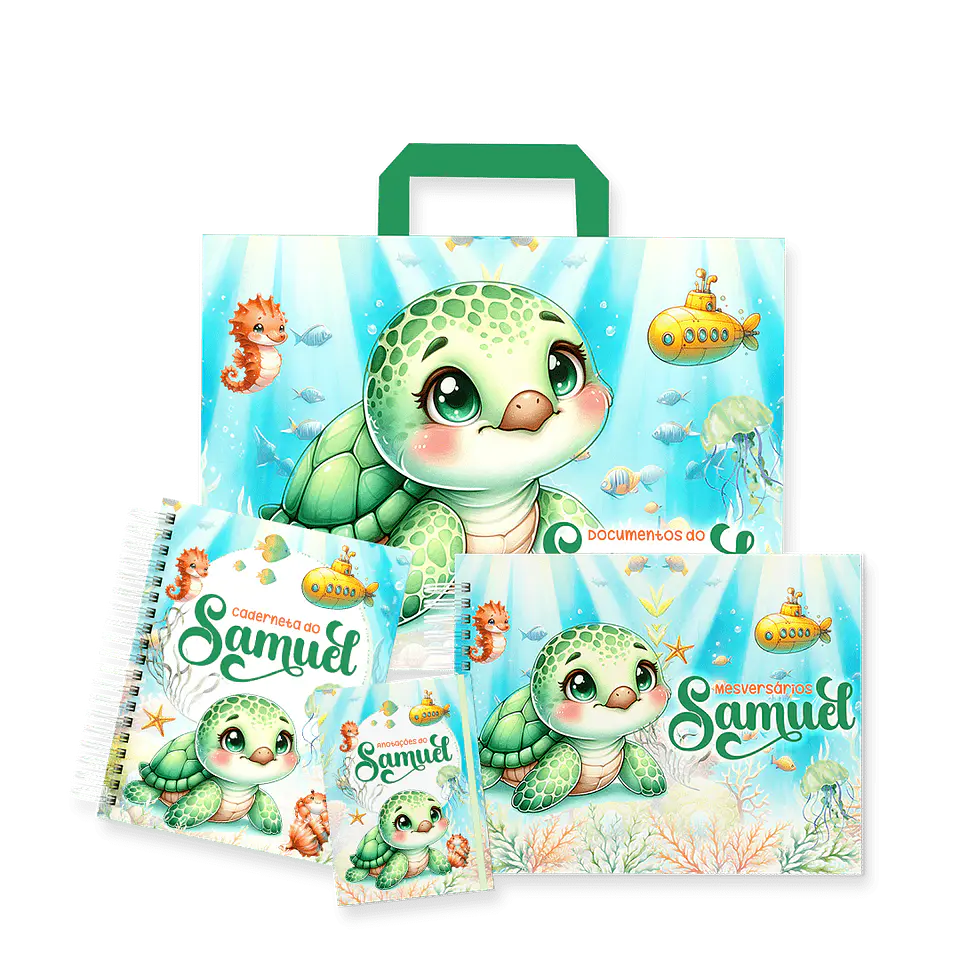 Arquivo Digital Pack Baby Fundo Do Mar Menino 1