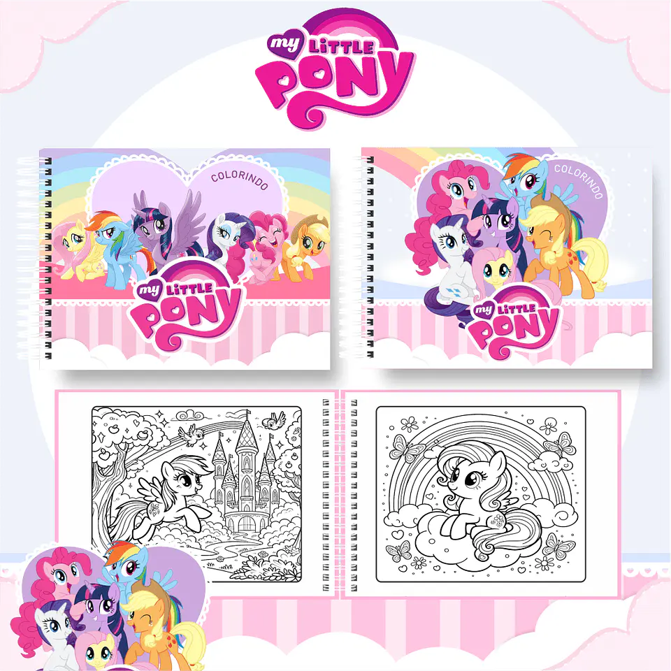 Arquivo Digital Livro de Colorir My Little Pony 1